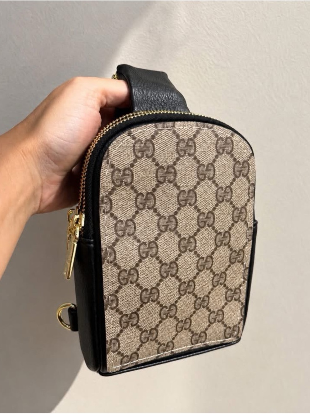 Gucci Beige GG Mini Crossbody Bag